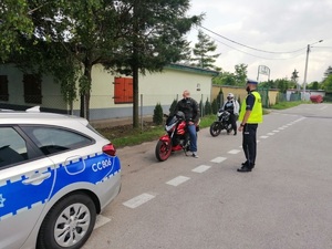 Policyjne kontrole motocyklistów
